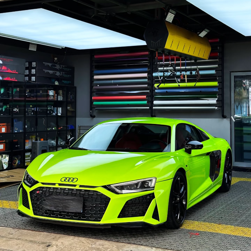 Crystal Apple Green – PVC High Gloss Vinyl Wrap