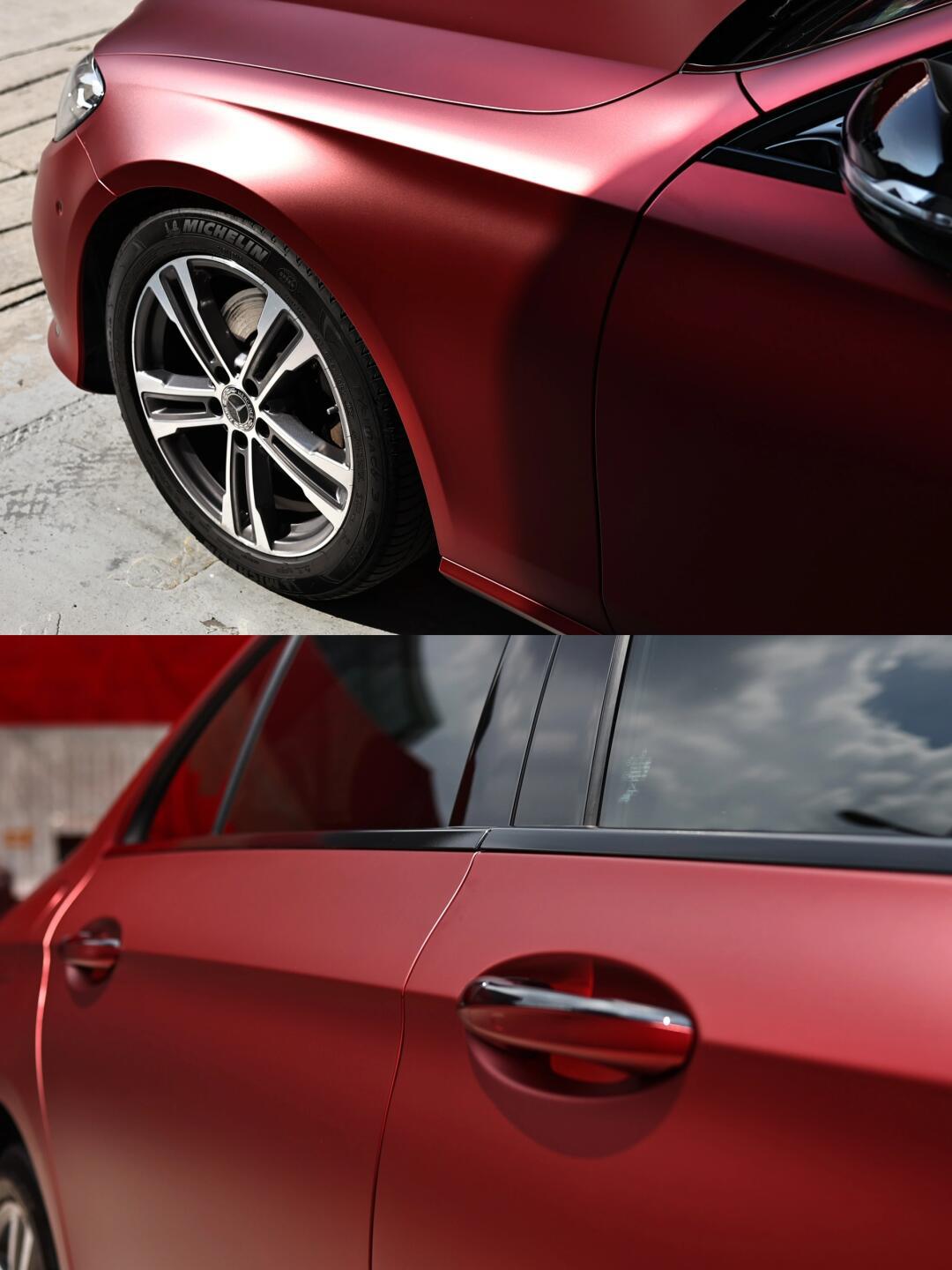 Electroplating Roman Red – PVC Metallic Gloss Vinyl Wrap