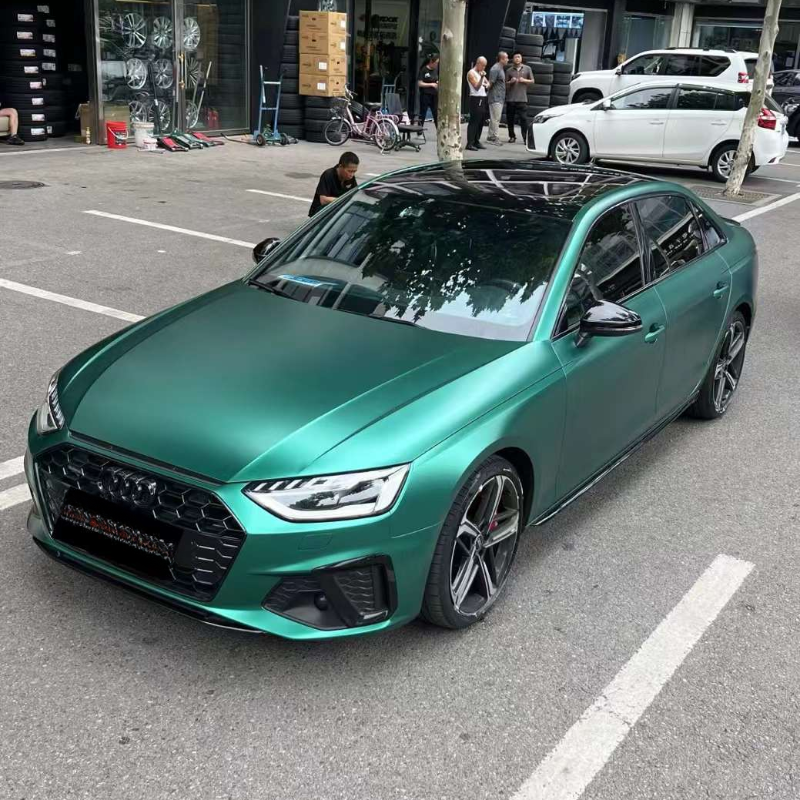 Electric Light Metal Emerald – PVC Satin Metallic Vinyl Wrap