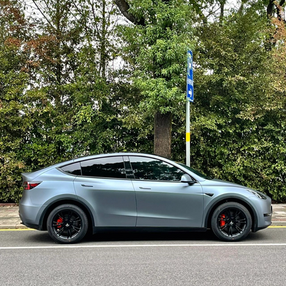 Ghost Metallic Grey Blue – PVC Matte Vinyl Wrap