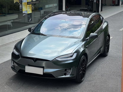 Sky Cloud Grey – PVC Gloss Vinyl Wrap