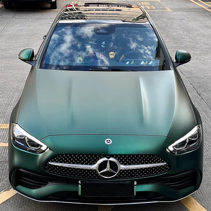 Ghost Metallic Dark Green – PVC Matte Vinyl Wrap