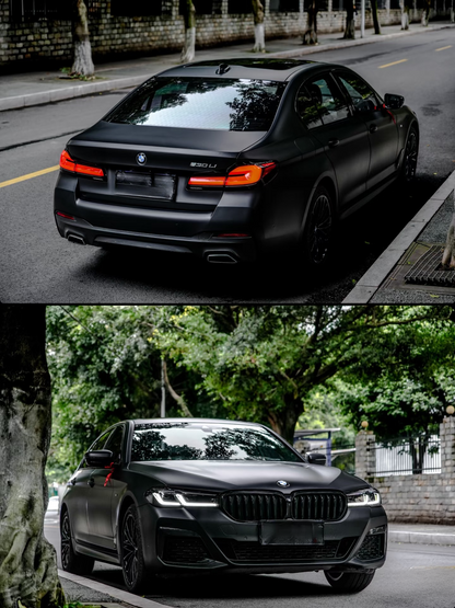 Samurai Black – PVC Matte Vinyl Wrap