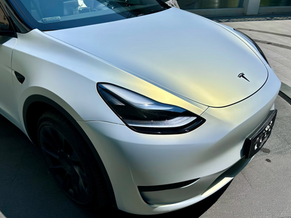 Distant Peak Blue Charm Gold – PVC Matte Metallic Vinyl Wrap