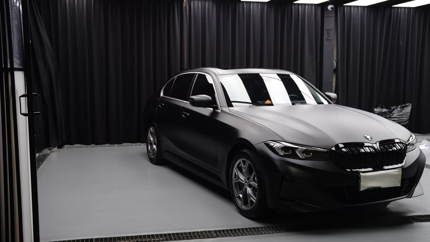 Matte Black – PVC Satin Matte Vinyl Wrap