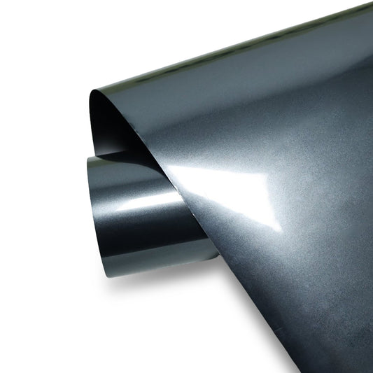 Sky Cloud Grey – PVC Gloss Vinyl Wrap