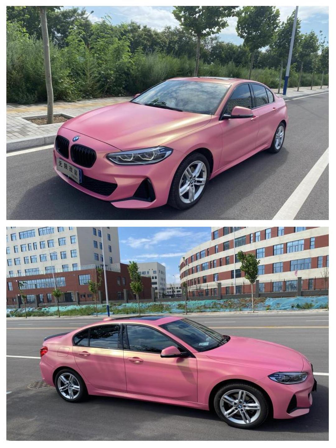 Golden Sand Princess Pink – PVC Metallic Gloss Vinyl Wrap