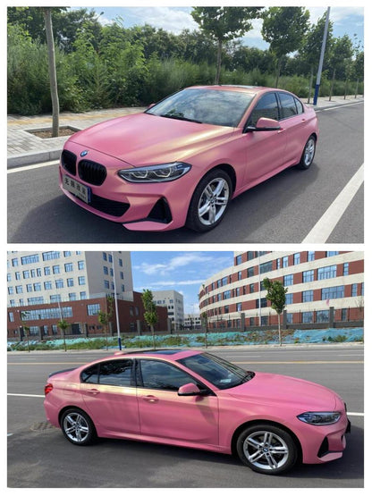 Golden Sand Princess Pink – PVC Metallic Gloss Vinyl Wrap