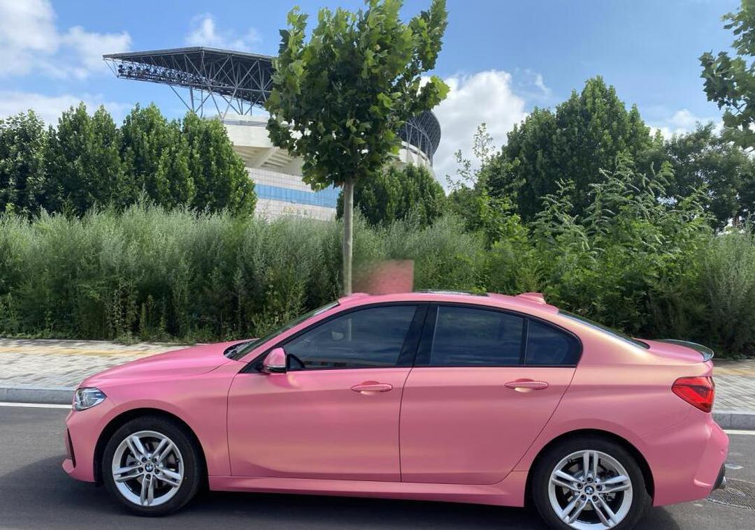 Golden Sand Princess Pink – PVC Metallic Gloss Vinyl Wrap