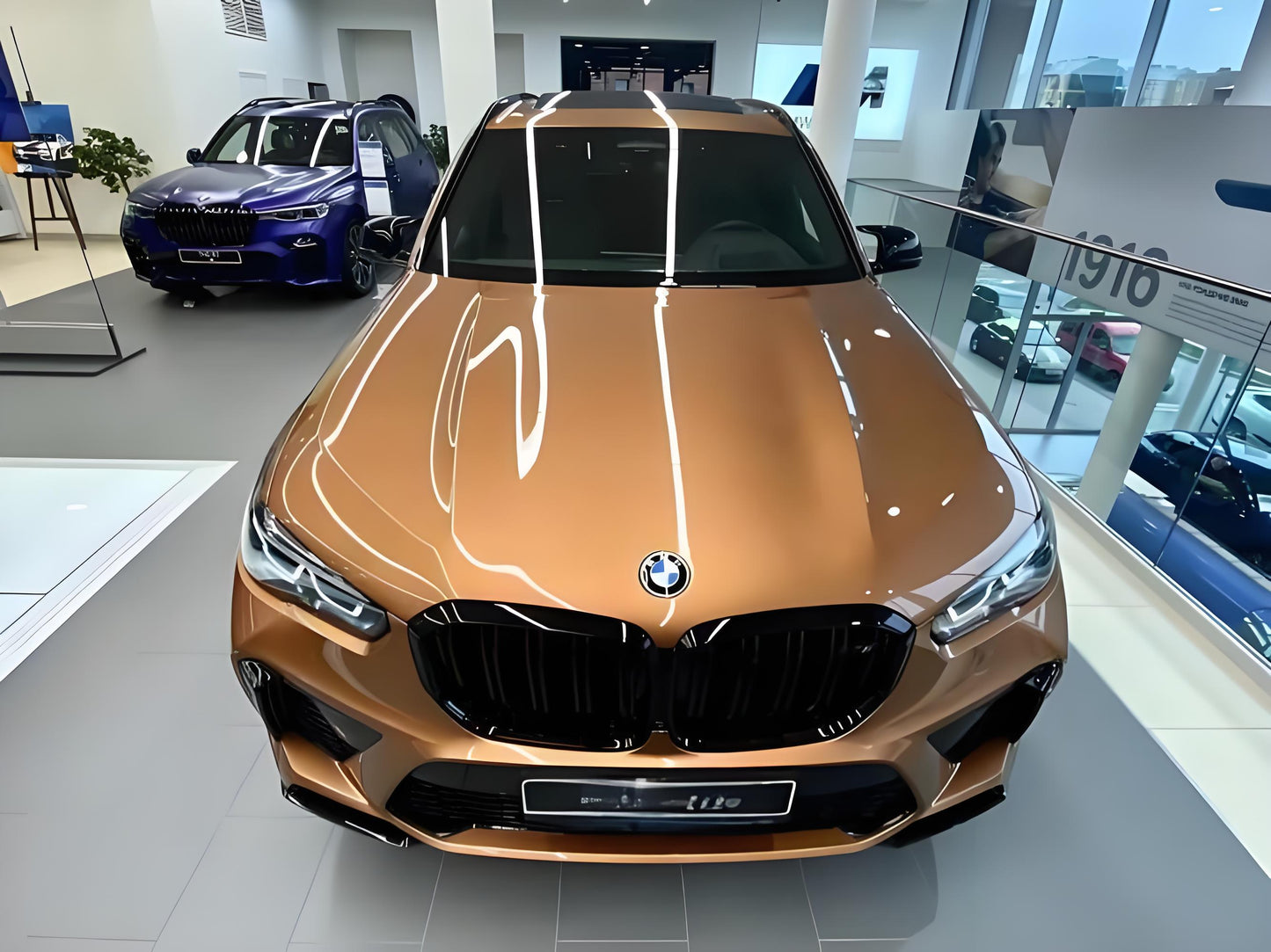 Caramel Brown – PVC Gloss Vinyl Wrap