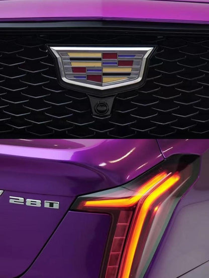 Super Bright Metallic Grape Purple – PVC Metallic Gloss Vinyl Wrap