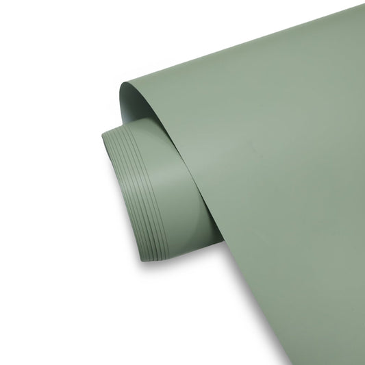 Satin Khaki Green – PVC Satin Matte Vinyl Wrap