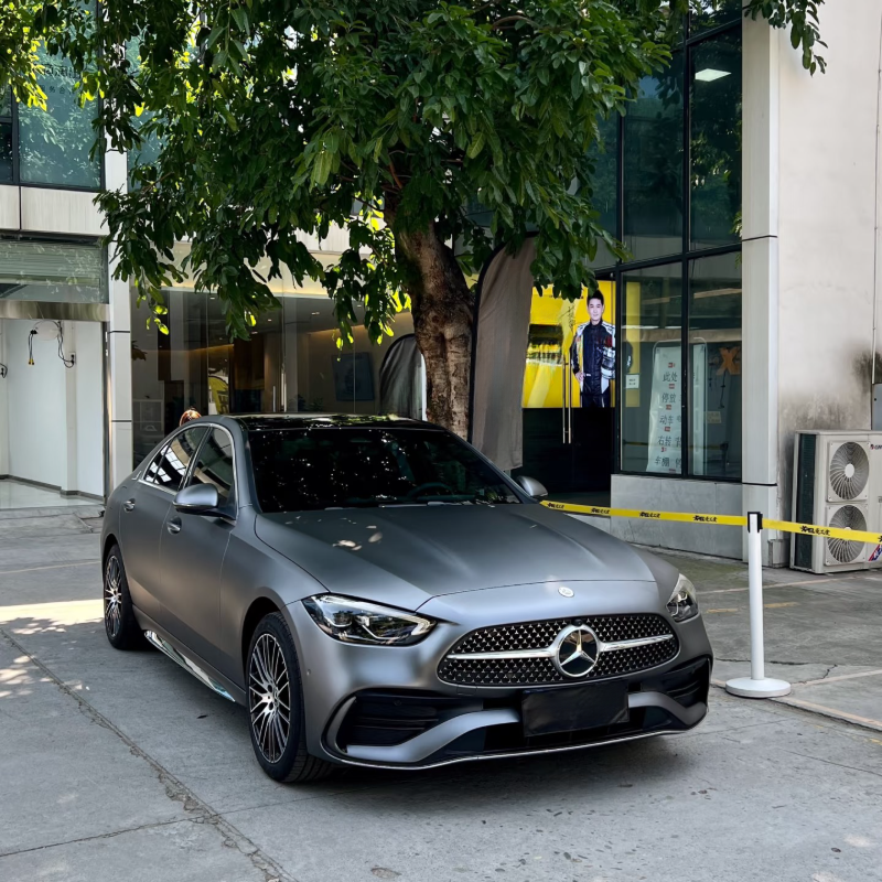 Mountain Ash Grey – PVC Satin Metallic Vinyl Wrap