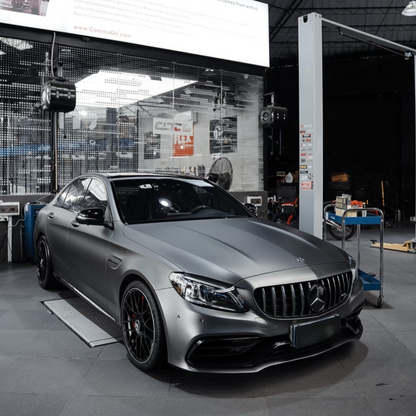 Mountain Ash Grey – PVC Satin Metallic Vinyl Wrap