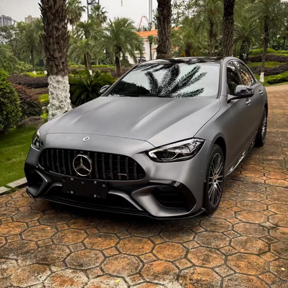 Mountain Ash Grey – PVC Satin Metallic Vinyl Wrap