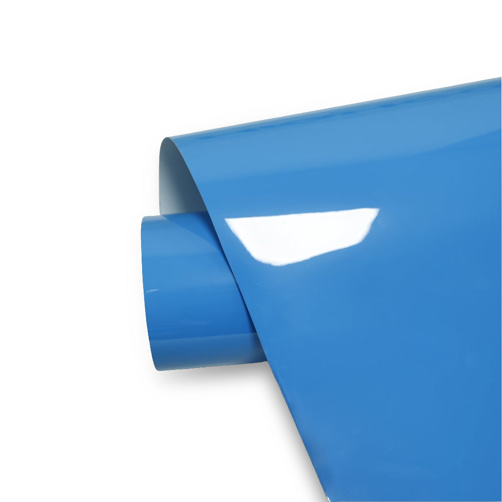 Crystal Sky Blue – PVC High Gloss Vinyl Wrap