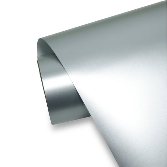 Electro Metallic Silver – PVC Metallic Matte Vinyl Wrap