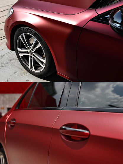 Electroplating Roman Red – PVC Metallic Gloss Vinyl Wrap