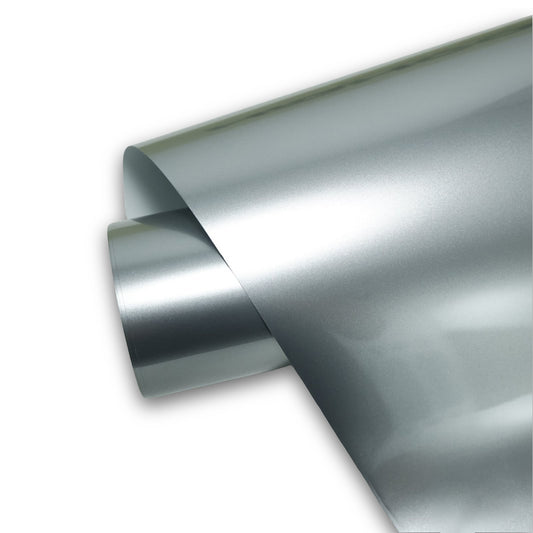 Silver – PVC Satin Metallic Vinyl Wrap