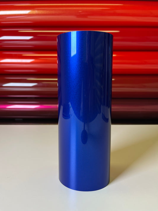 Metallic Blue – TPU Gloss PPF-Effect Vinyl Wrap