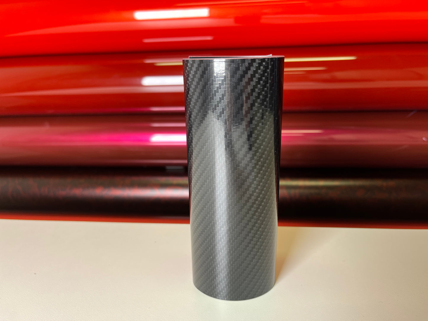 5D Carbon Fiber Black – PVC Textured Vinyl Wrap
