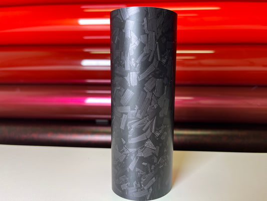 Matte Carbon Flower Black – PVC Matte Vinyl Wrap