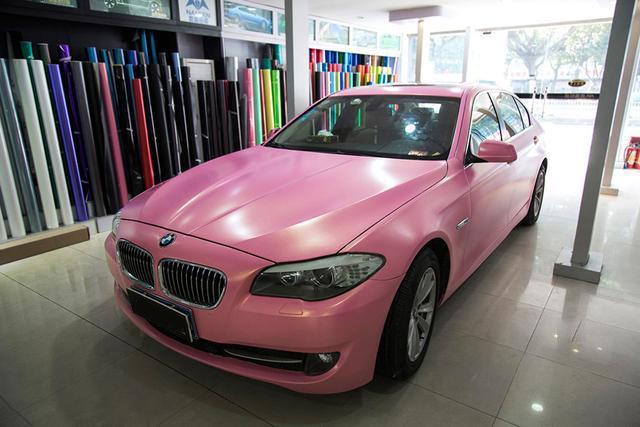 Golden Sand Princess Pink – PVC Metallic Gloss Vinyl Wrap