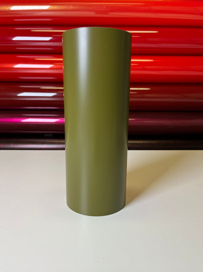 Satin Battle Green – TPU Satin PPF-Effect Vinyl Wrap