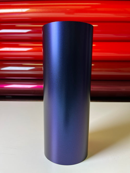 Satin Chameleon Blue – TPU Satin PPF-Effect Vinyl Wrap
