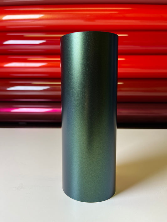 Satin Chameleon Green – TPU Satin PPF-Effect Vinyl Wrap