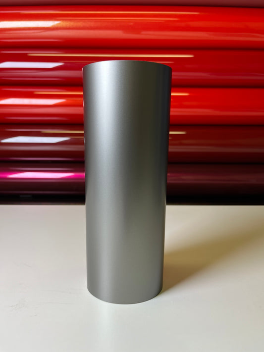 Satin Chrome Silver – TPU Satin PPF-Effect Vinyl Wrap