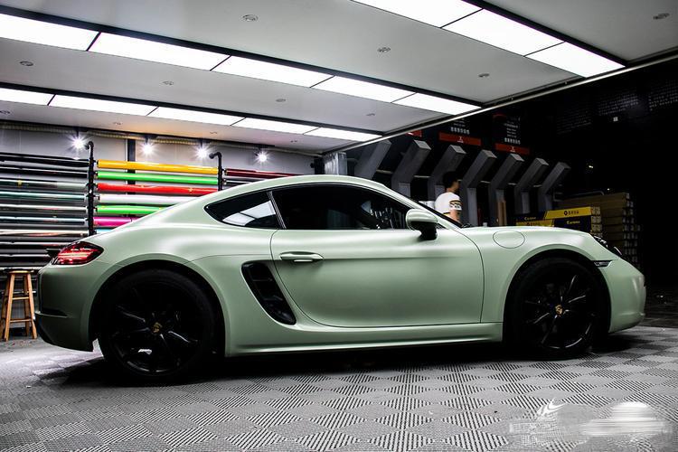 Satin Khaki Green – PVC Satin Matte Vinyl Wrap