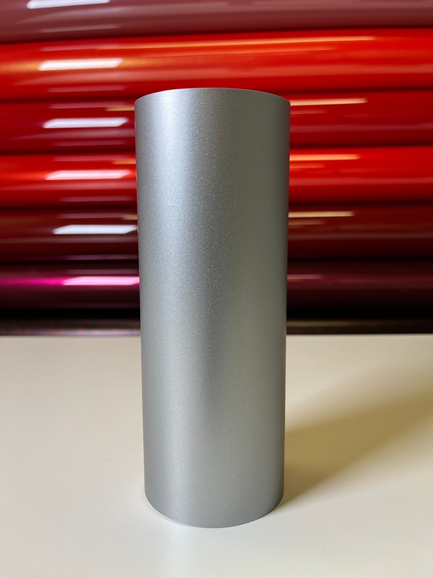 Satin Metallic Silver – TPU Satin PPF-Effect Vinyl Wrap