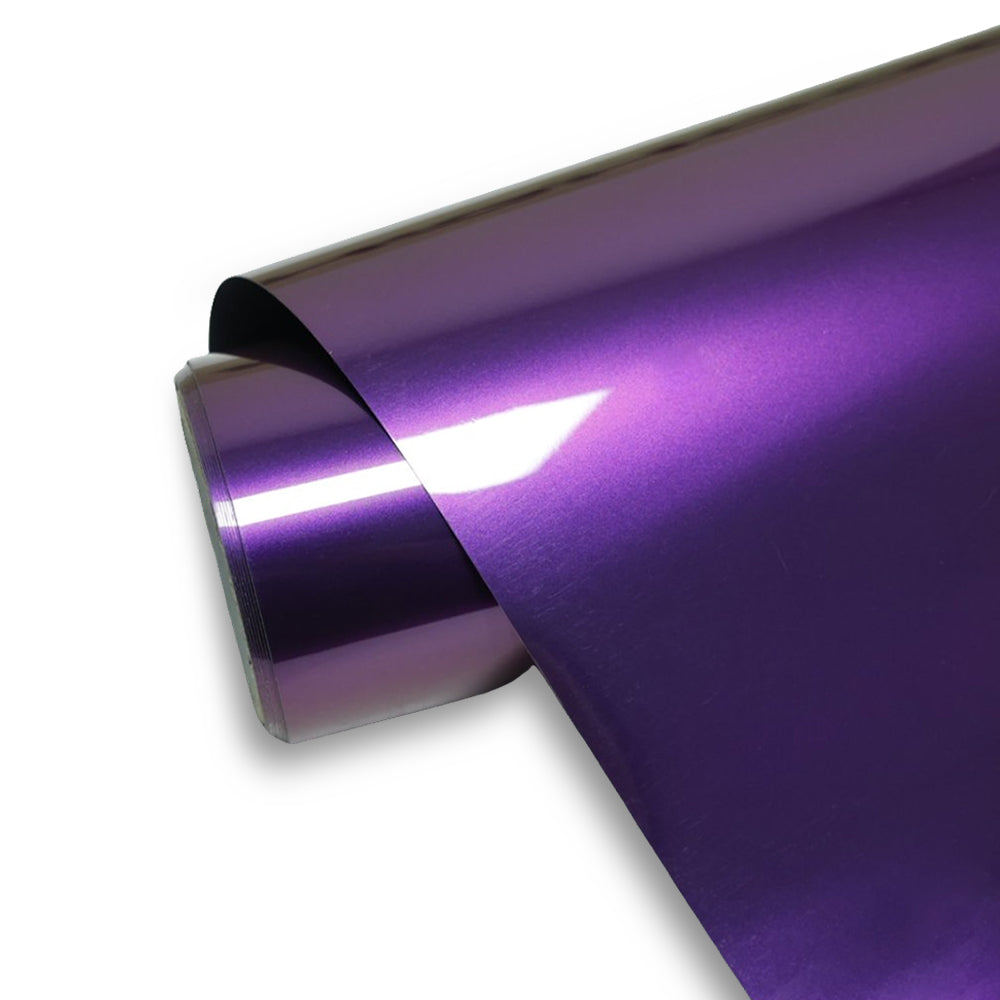 Super Bright Metallic Grape Purple – PVC Metallic Gloss Vinyl Wrap