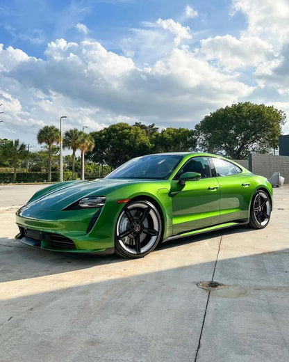 Super Bright Metallic Mamba Green – PVC Metallic Gloss Vinyl Wrap