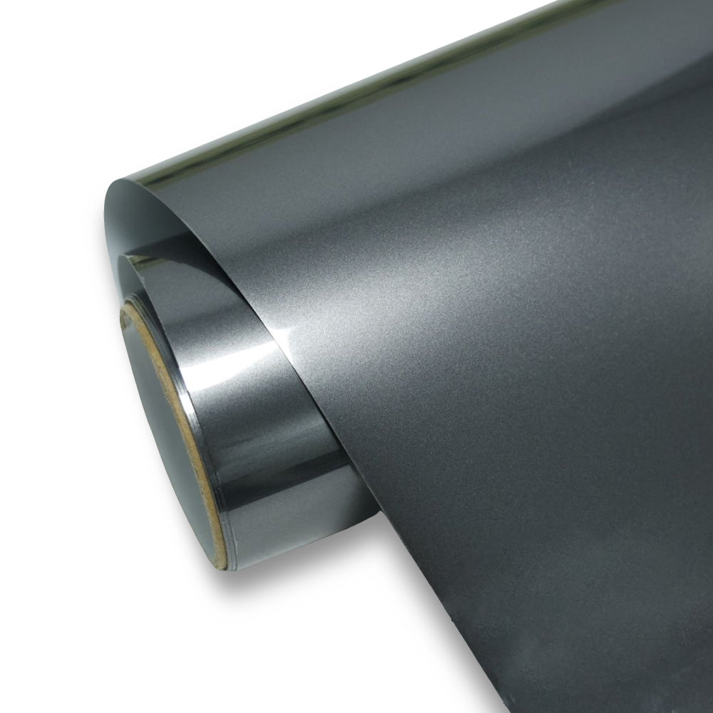 Super Bright Metallic Tungsten Steel – PVC Metallic Gloss Vinyl Wrap