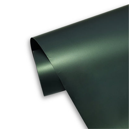Ghost Metallic Dark Green – PVC Matte Vinyl Wrap