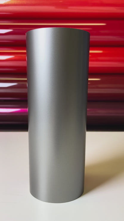 Satin Chrome Silver – TPU Satin PPF-Effect Vinyl Wrap