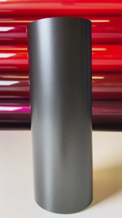 Satin Gun Grey – TPU Satin PPF-Effect Vinyl Wrap