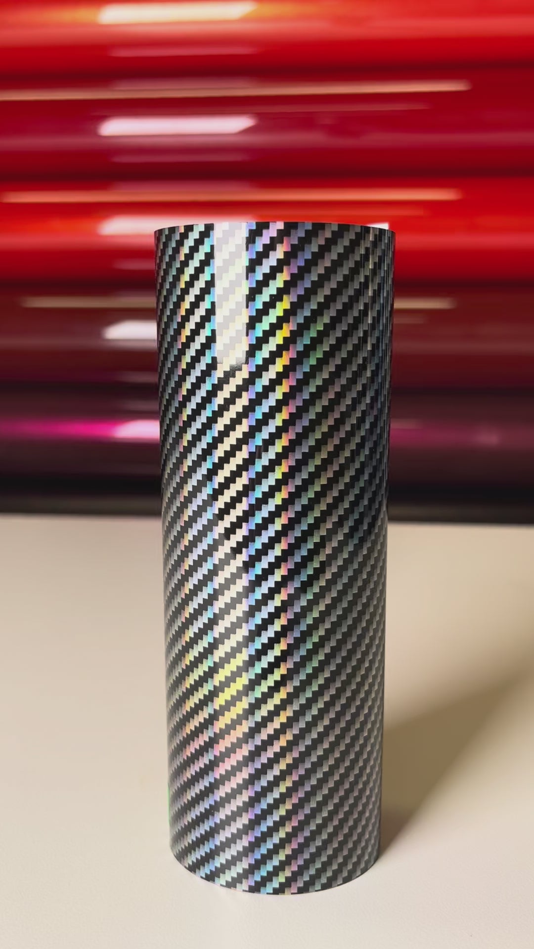 Laser Carbon Fibre Silver