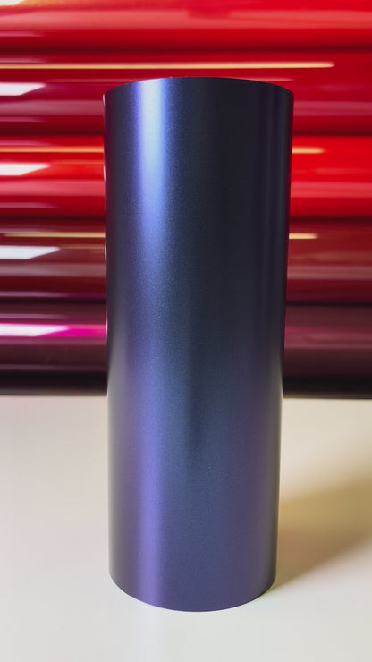 Satin Chameleon Blue – TPU Satin PPF-Effect Vinyl Wrap
