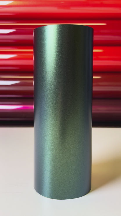 Satin Chameleon Green – TPU Satin PPF-Effect Vinyl Wrap