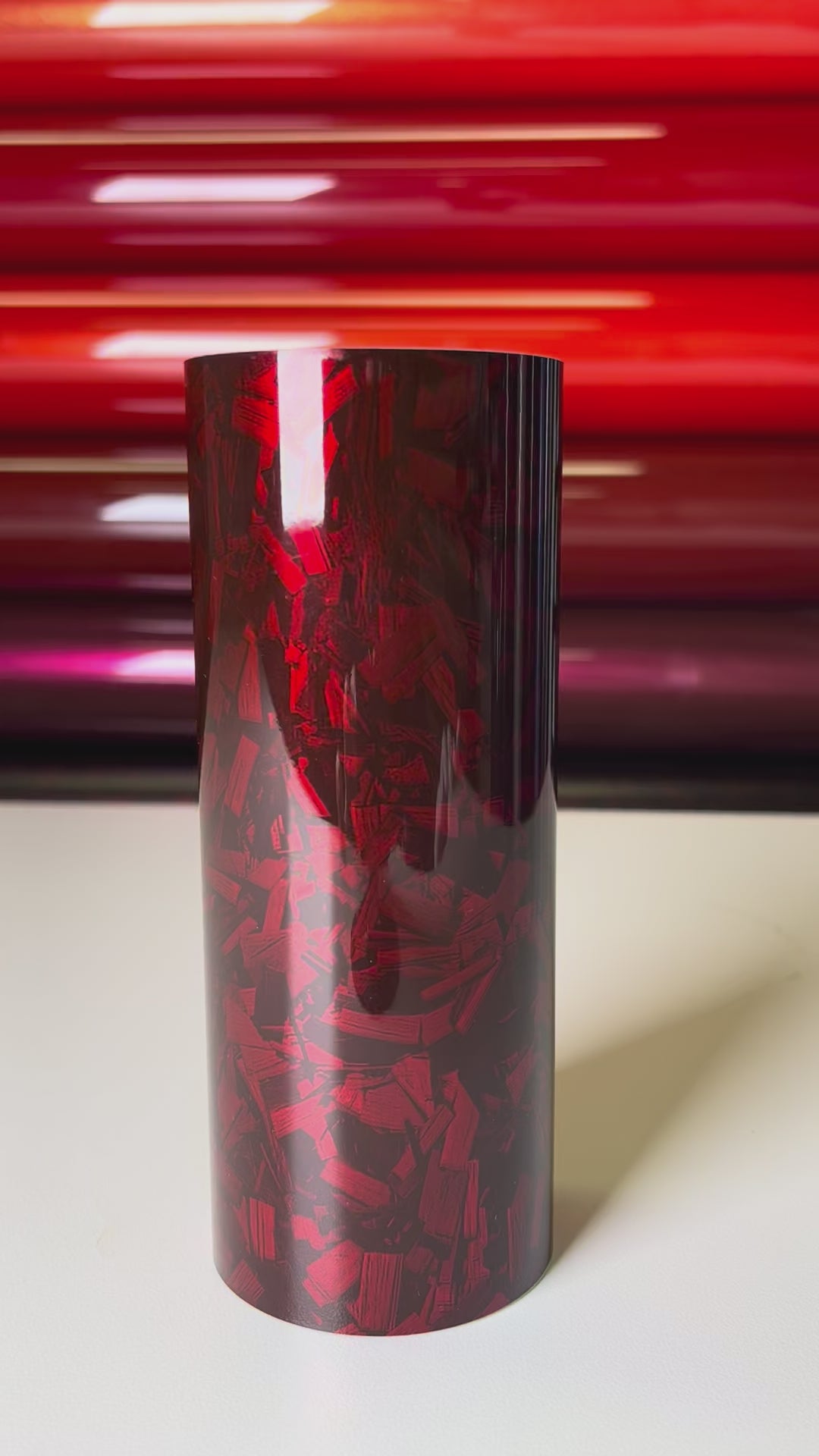 Carbon Flower Red
