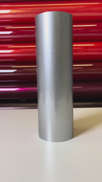Metallic Silver – TPU Gloss PPF-Effect Vinyl Wrap
