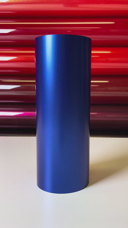 Satin Metallic Blue – TPU Satin PPF-Effect Vinyl Wrap