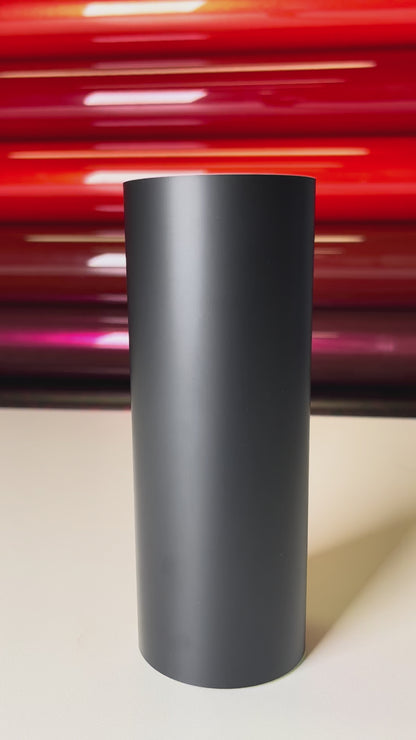 Satin Black – PVC Satin Vinyl Wrap